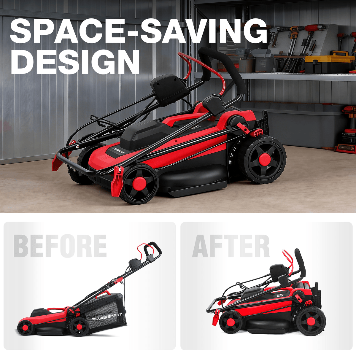14" 15Amp Electric Corderd Push Lawn Mower DB8015