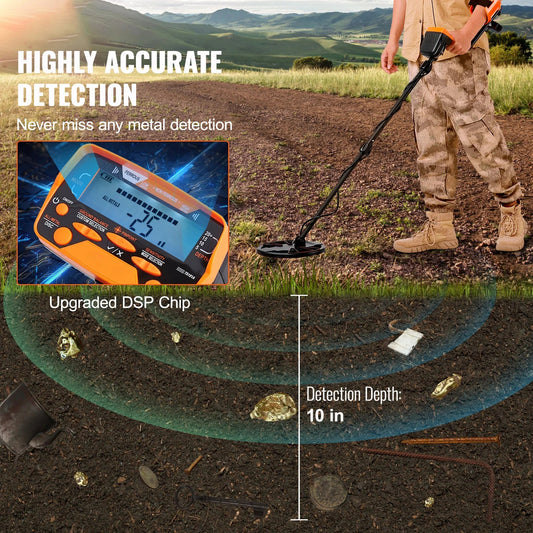 SucceBuy Metal Detector For Adults And Kids With LCD Display