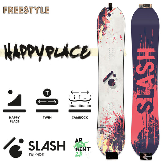 Slash by GiGi - Happy Place Snowboard (Thumbs)