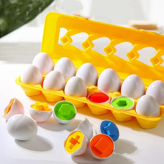 Montessori Games Baby Toy Smart Egg Shape Match Puzzle For Kids Baby Development Toy Educational Toy For Children 1 2 3 4 Year