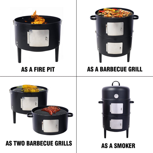 17 Inch Steel BBQ Grill