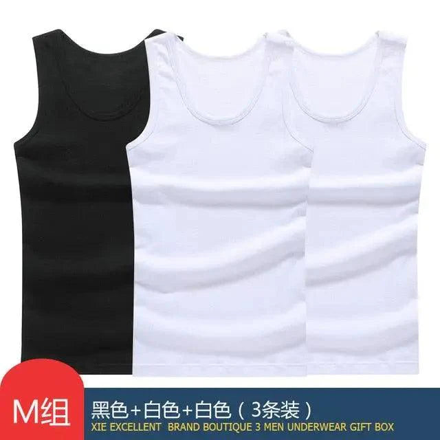 Men's Soft Cotton Sleeveless Muscle Tank Top O-Neck