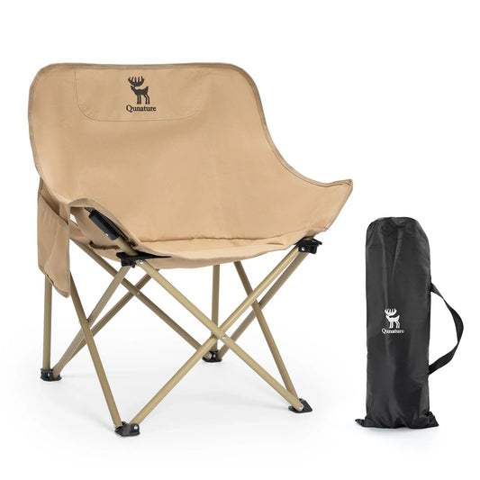 Folding Carbon Steel Camping Chair for Adults Kids