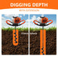 62cc Gas Powered Post Hole Digger with 2 Bits