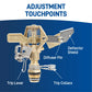 1/2-in. Brass Impact Sprinkler on Metal Wheelbase | 56186