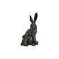 22'' Tall Mother Hare & Baby Cuddling Garden Statue