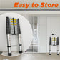 Telescoping Ladder 14.5FT - Multi-Purpose Aluminum Folding Ladder