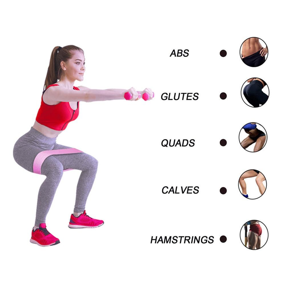 3-Piece Resistance Bands Set for Fitness Exercise Training