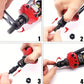 16" Rivet Nut Gun Kit Nut Sert Rivnut Tool With 15pcs Metric and UNC Mandrels