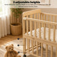 Solid Wood Baby Bassinet