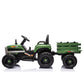 Ride On Tractor with Trailer - 24V Battery Powered Electric Toy