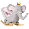 Qaba Baby Elephant Rocking Chair Toddler Rocker Toy