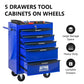 Rolling Metal Tool Chest with 5 Drawers