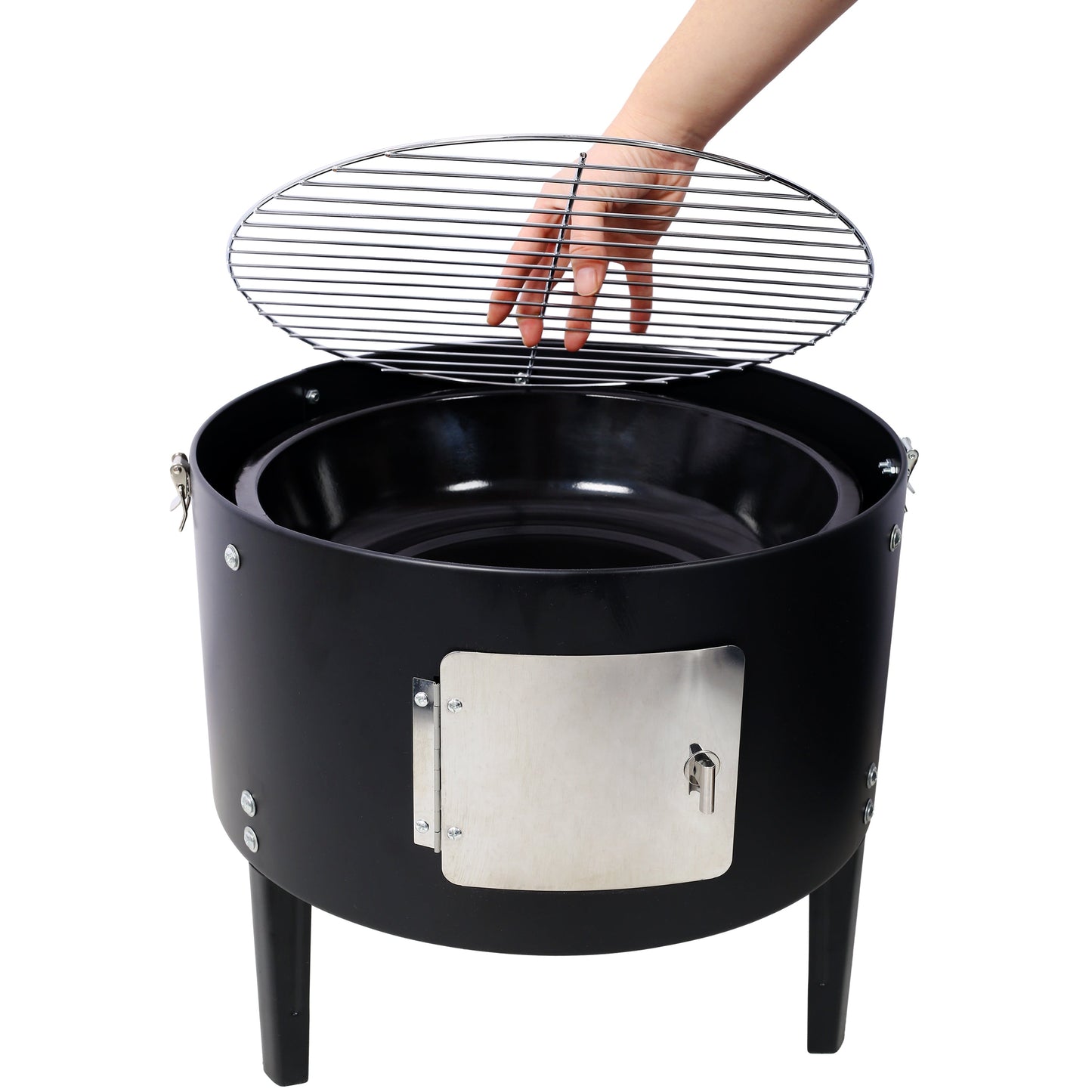 17 Inch Steel BBQ Grill