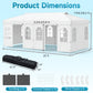Pop Up Canopy Tent 10x20 FT with 6 Sidewalls