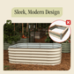 Gro-Rite Premium Metal Raised Garden Bed Kit Tool-Free