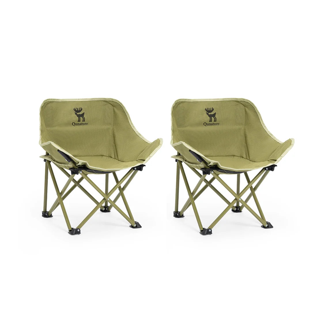 Folding Carbon Steel Camping Chair for Adults Kids