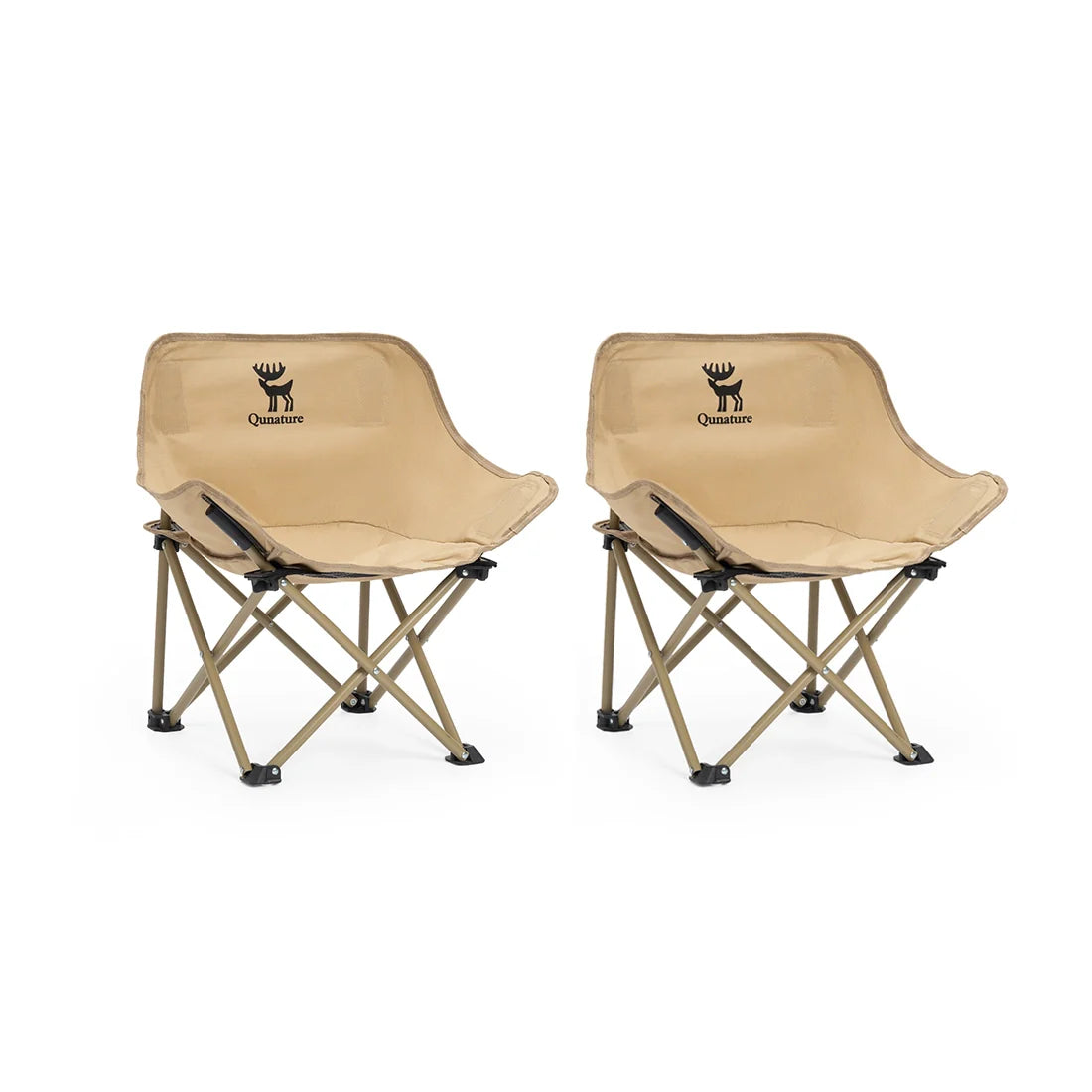 Folding Carbon Steel Camping Chair for Adults Kids