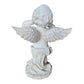 Winged Angel Covering Her Ears Resin Ornament