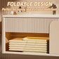 48-Inch Folding Portable Adult Bathtub with Corner Drain