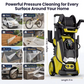 Electric Pressure Washer 4500 PSI 3.2 GPM w/ Foam Cannon Hose Reel