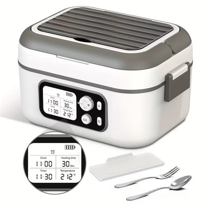 24000mAh Cordless Self-Heating Lunch Box with Schedule Timer