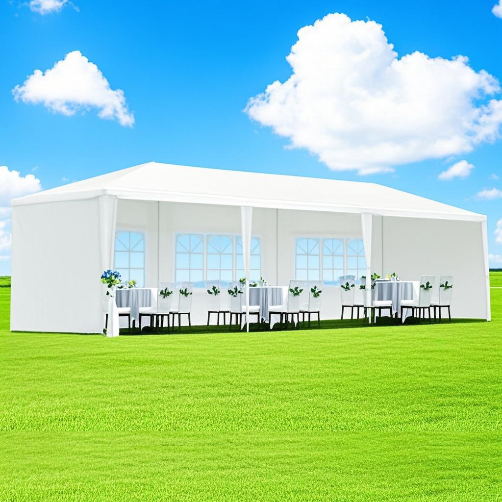 10x30' Outdoor Garden Gazebo Tent Canopy