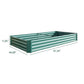 Metal Raised Garden Bed Kit with Anti-Rust Coating - Silver