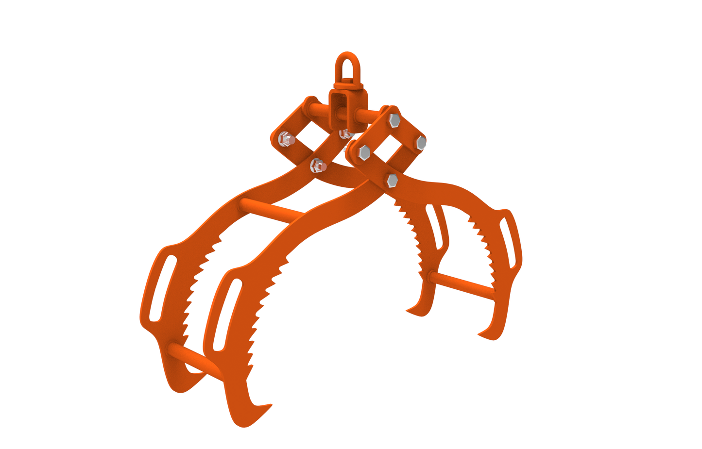 28-Inch Log Lifting Tongs with 4-Claw Heavy Duty Design