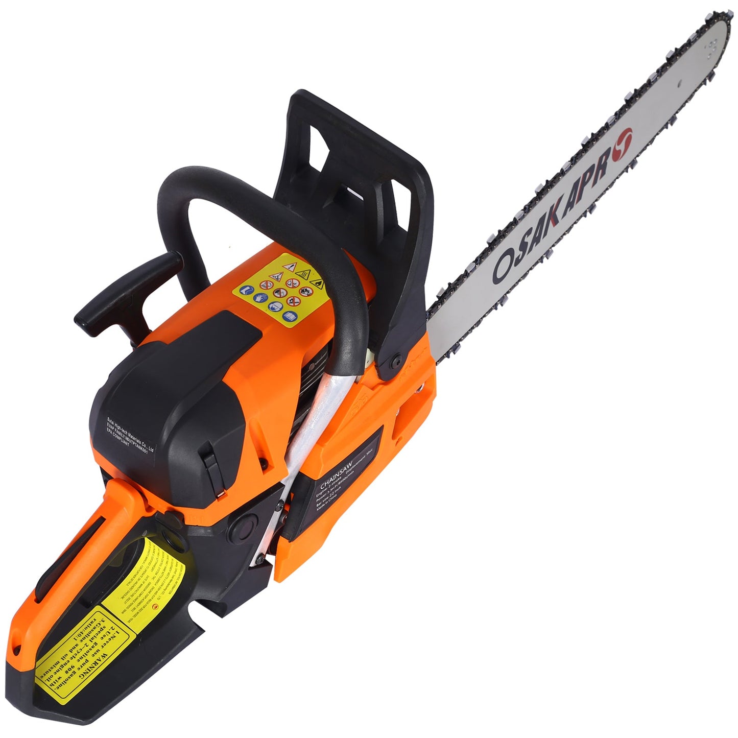 58cc Gasoline Chain Saw for Trees and Wood Cutting