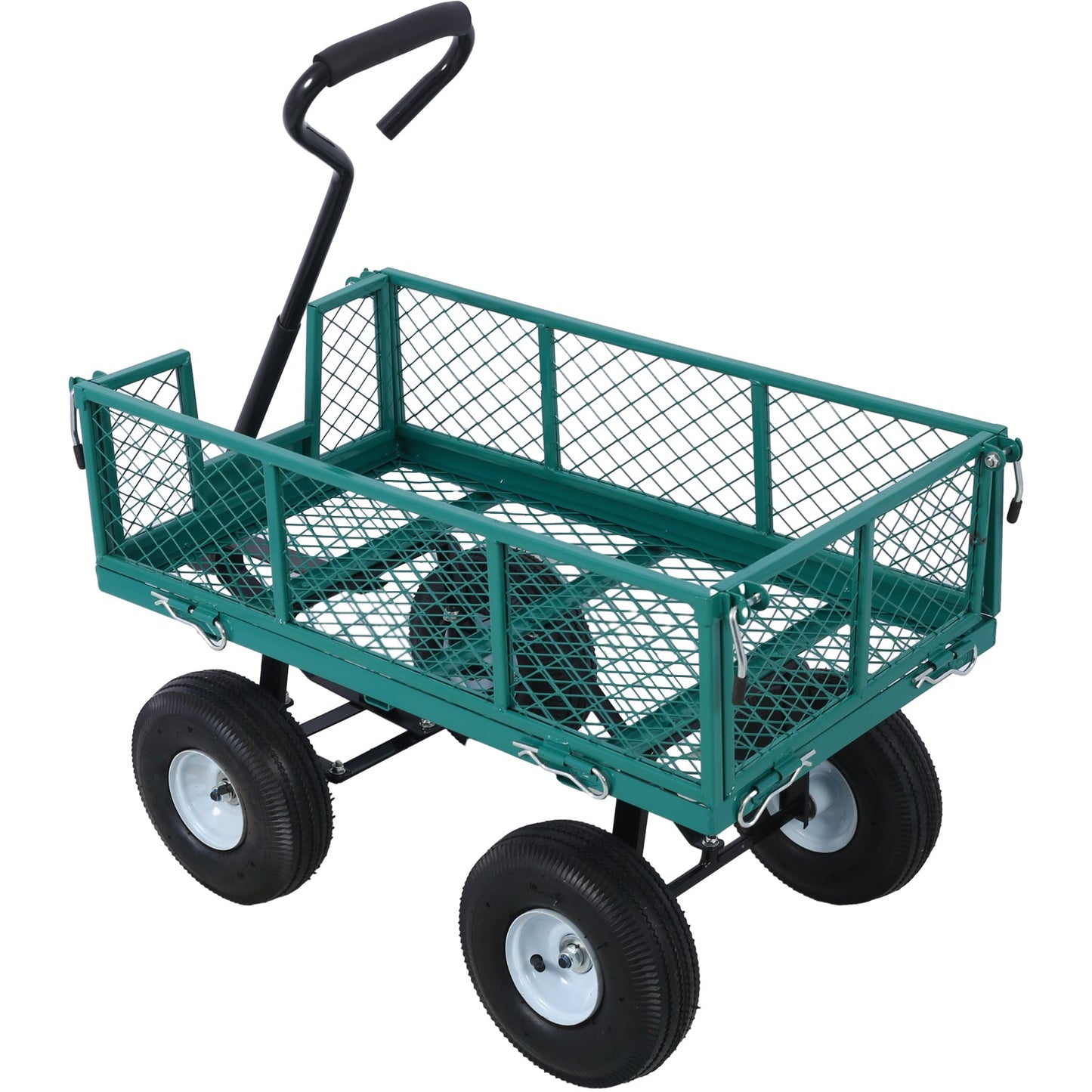 Steel Garden Cart with Removable Sides
