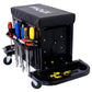 350-Pound Capacity Garage Glider Rolling Tool Chest Seat
