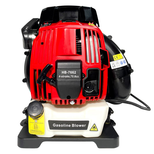 Backpack Gas Leaf Blower - 76CC, 660CFM, 200MPH