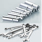 Auto repair tool ratchet quick socket wrench set