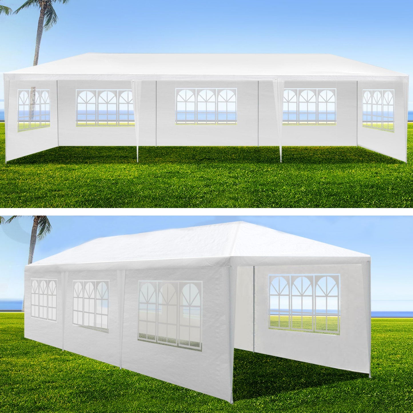 10x30' Outdoor Garden Gazebo Tent Canopy
