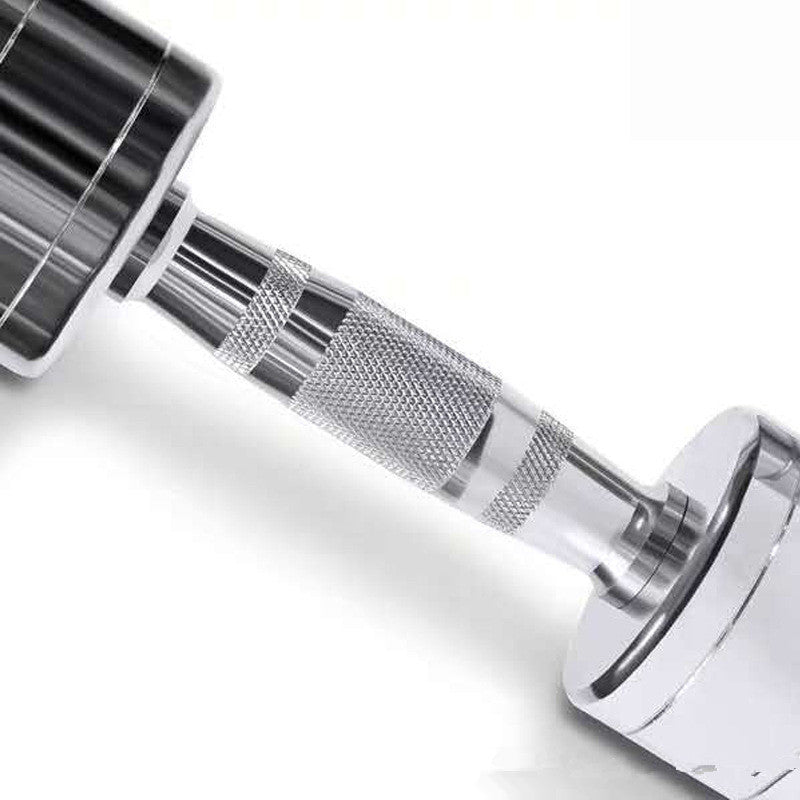 Pure Steel Electroplated Dumbbell for Home Fitness Training