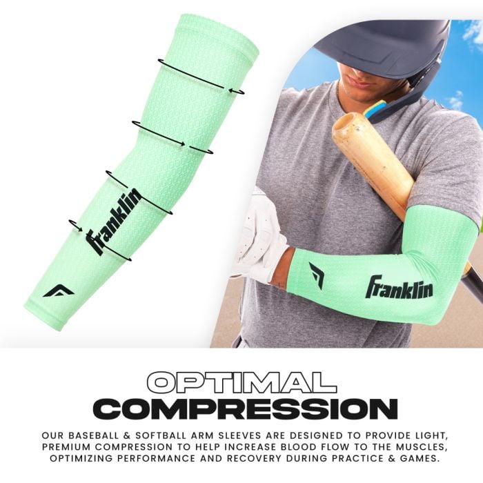 Premium Compression Arm Sleeves 2-Pack Baseball Performance