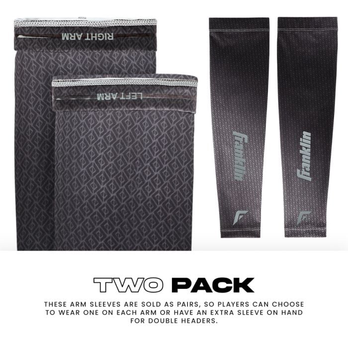 Premium Compression Arm Sleeves 2-Pack Baseball Performance