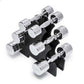 Pure Steel Electroplated Dumbbell for Home Fitness Training