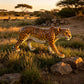 Realistic Leopard Garden Statue