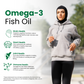Halal Fish Oil Omega-3 (Halal Gelatin) Softgels (3Pack)