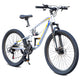 26 Inch Mountain Bike with 21-Speeds & Full Suspension