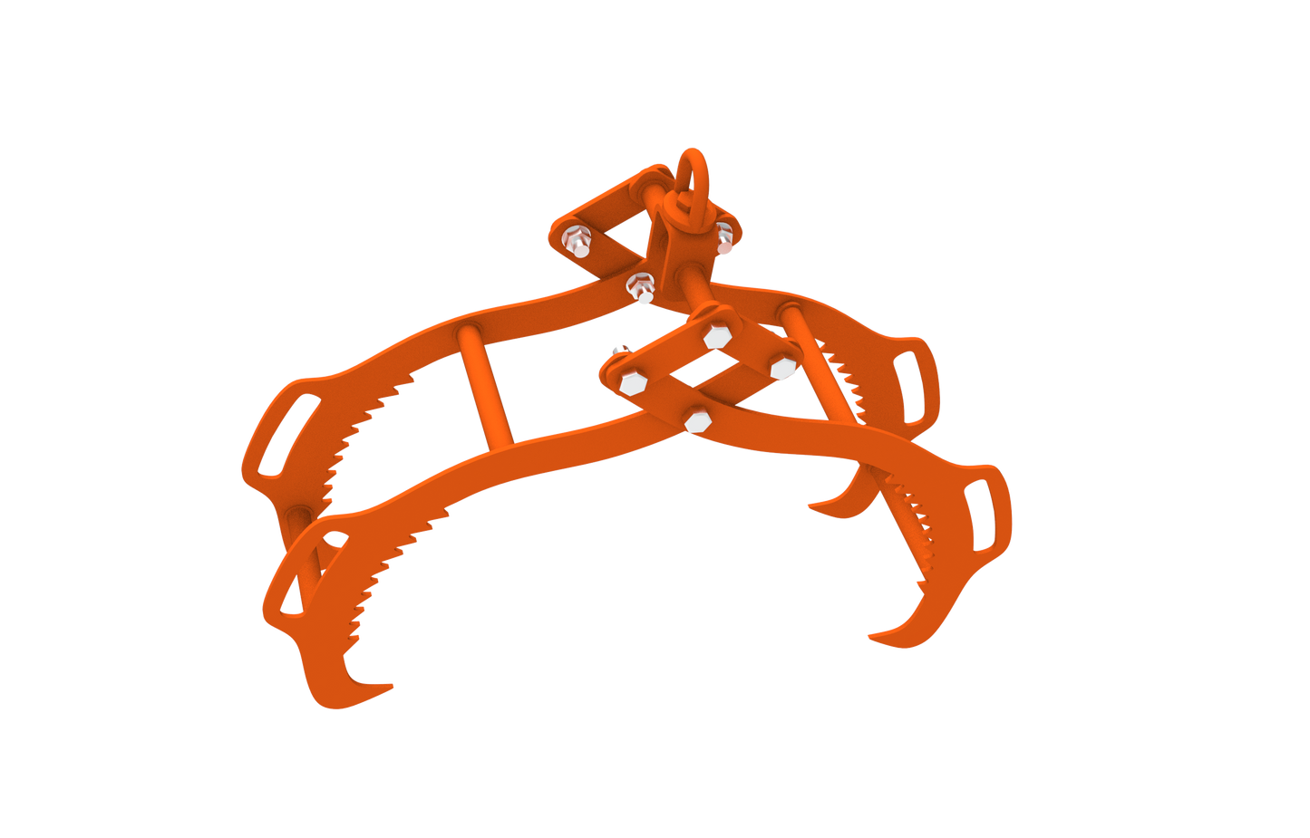 28-Inch Log Lifting Tongs with 4-Claw Heavy Duty Design