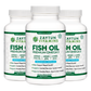 Halal Fish Oil Omega-3 (Halal Gelatin) Softgels (3Pack)