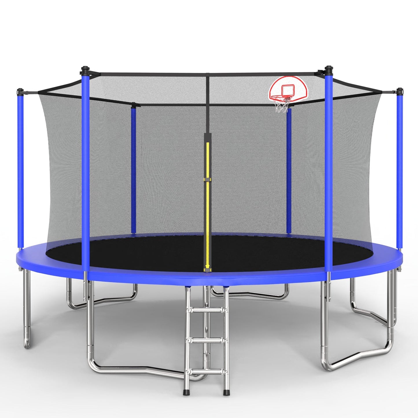 14FT Kids Trampoline with Safety Enclosure Net