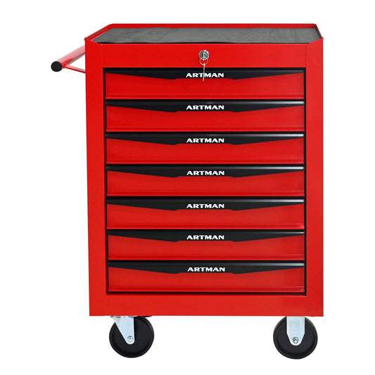 Rolling Metal Tool Chest with 7 Drawers