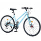 7 Speed Hybrid Bike Disc Brake 700C City Bicycle