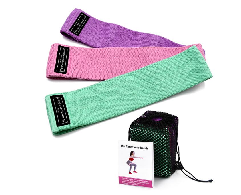 3-Piece Resistance Bands Set for Fitness Exercise Training