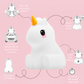 Unicorn Night Light - Soft Silicone Nursery Lamp | LumiPets®