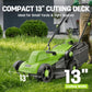 13-Inch 11 Amp Corded Electric Push Lawn Mower